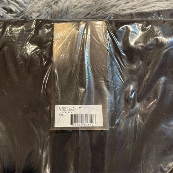 NWT! Likely x Revolve Formal Black High Low Jenny Formal Ruffle Halter Maxi Gown - Picture 10 of 14